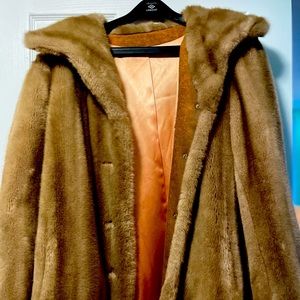Vintage faux fur coat